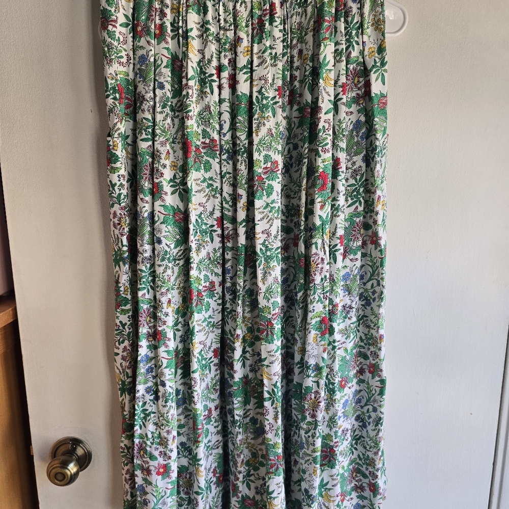 Jessy Vintage Button Down Floral Print Women's Maxi Skirt Size 2 - Picture 6 of 7